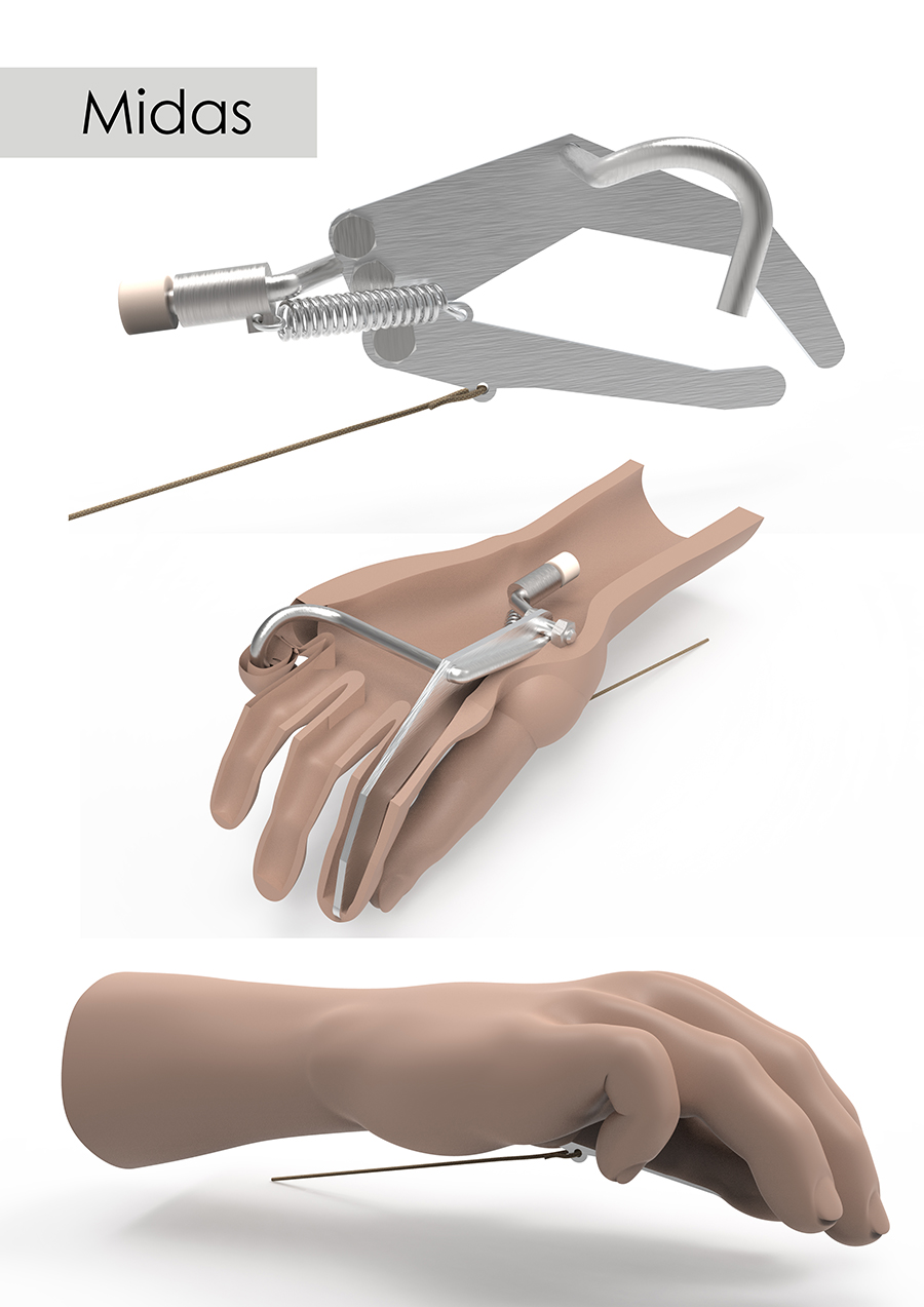 Grasp and force based taxonomy of split-hook prosthetic terminal
